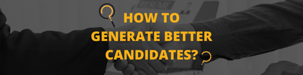 how to generage better candidates hireclick hero